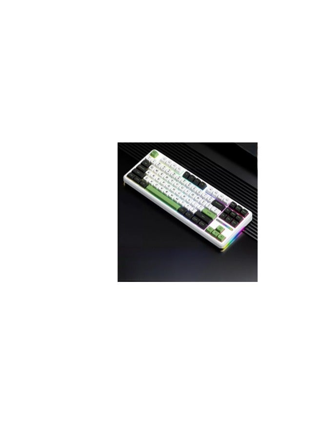 AULA 87 Key Mechanical Keyboard - Gasket Structure - Full Key Hot Swappable - RGB Lights - Wireless Bluetooth Connection - Gaming Keyboard And Office Keyboard - Image 1