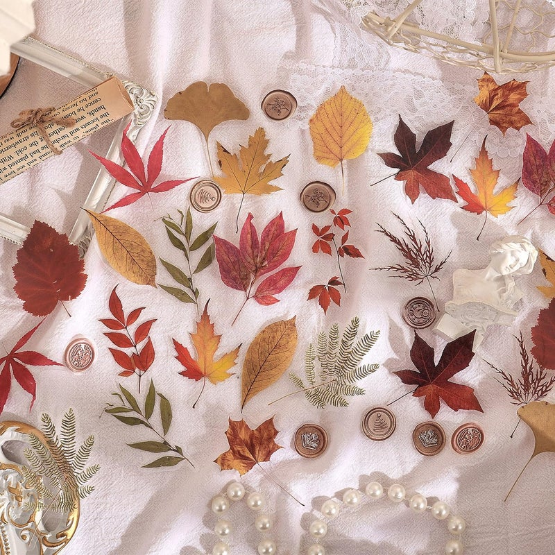 PAGEMORE 380 Pcs Natural Flower Stickers for Scrapbooking, Vintage Floral Stickers Decals Aesthetic Watercolor Stickers for Journaling Phone Case Stickers Art Bullet Junk Journal Planners DIY Craft Notebook - Image 5