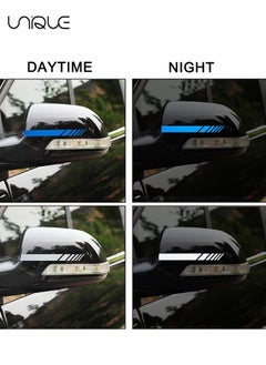 Unique 12Pcs Car Rear View Mirror Stickers Decor, DIY Car Auto Body Sticker Side Decal Stripe Decals ,Car Body Sticker Laminated Stickers,Waterproof Reflective Car Side Stickers Side Stripe Decals  - Image 4