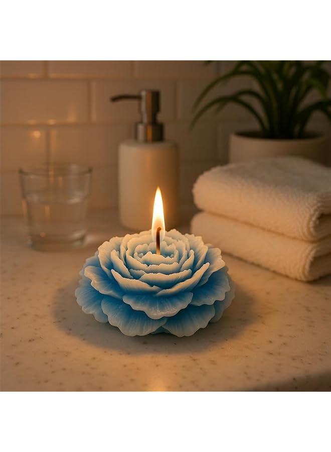 Green Tiger Flower Scented Candle with Natural Soy Wax - Aromatherapy Fragrance Handmate Candle, Gift set for Women, Birthday, Christmas, Valentinesday. (Motia Scented, Gardenia) - Image 3