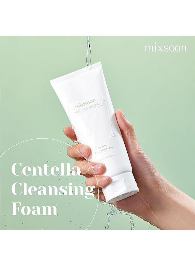 mixsoon Centella Cleansing Foam 150 ml, Low pH Calming, Soothing and Moisturization Skin, Purifying Surface of Skin, Facial Cleanser, Moisturization Face Wash - Image 2