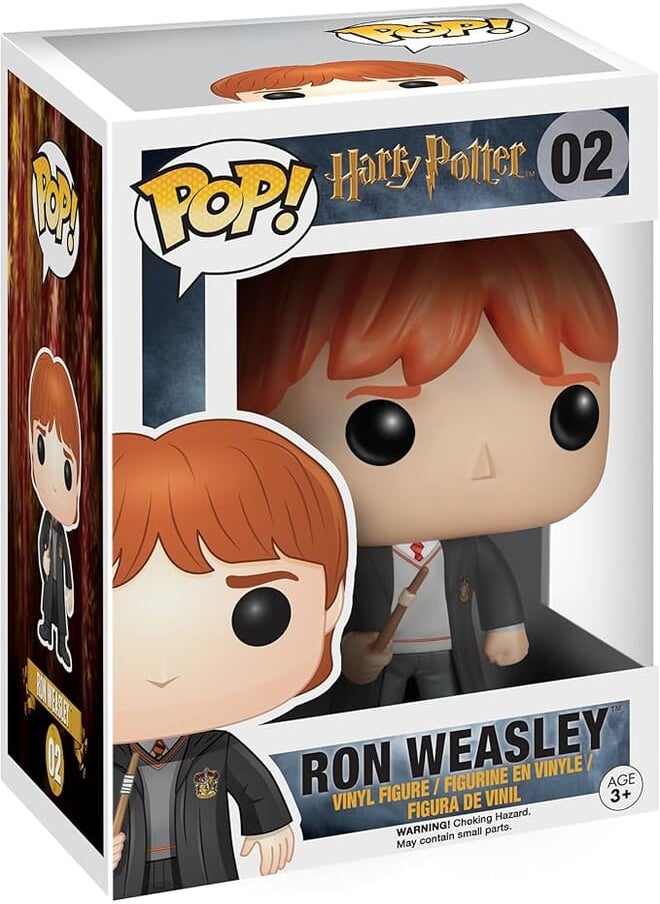Funko Funko POP Movies: Harry Potter Ron Weasley Action Figure, Standard (5859) 