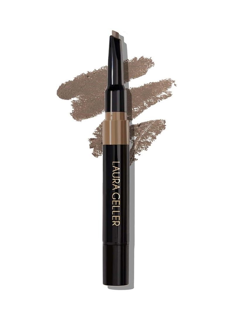 LAURA GELLER LAURA GELLER NEW YORK Sculpt-n-Stay Waterproof Brow Pencil & Gel - Taupe  - Image 1