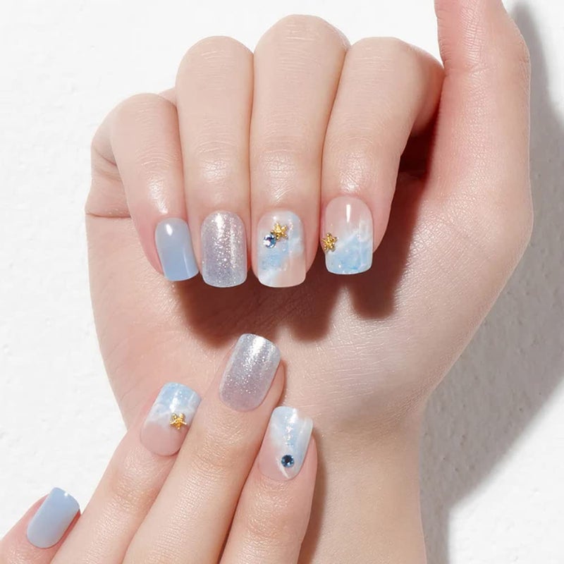 DASHING DIVA أظافر داشينغ ديفا ماجيك بريس كواتز الأزرق - Image 2