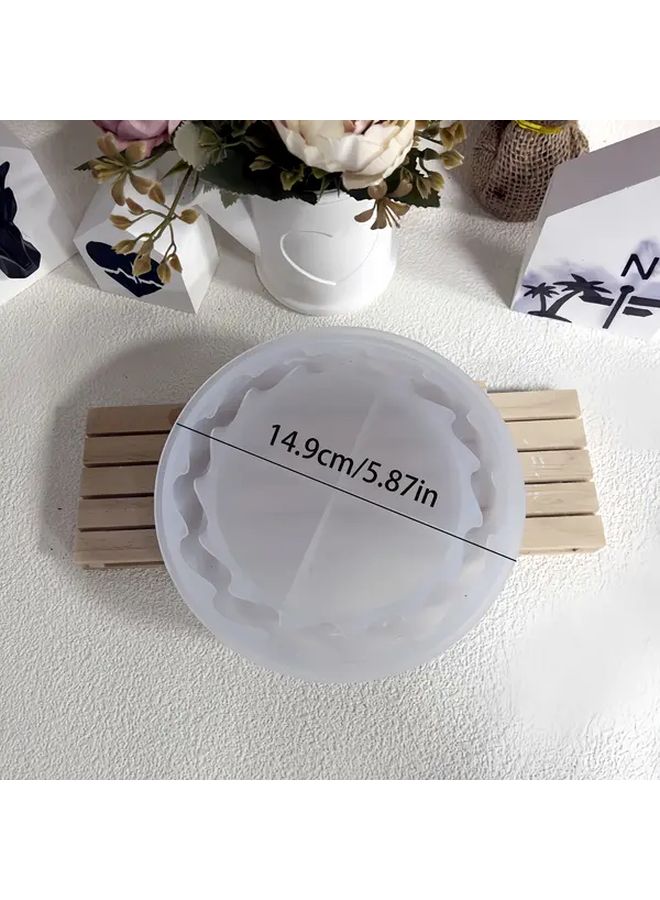 Medium Hemp Rope Silicone Mold For DIY Crafts Plaster Candles Display Tray - Image 4