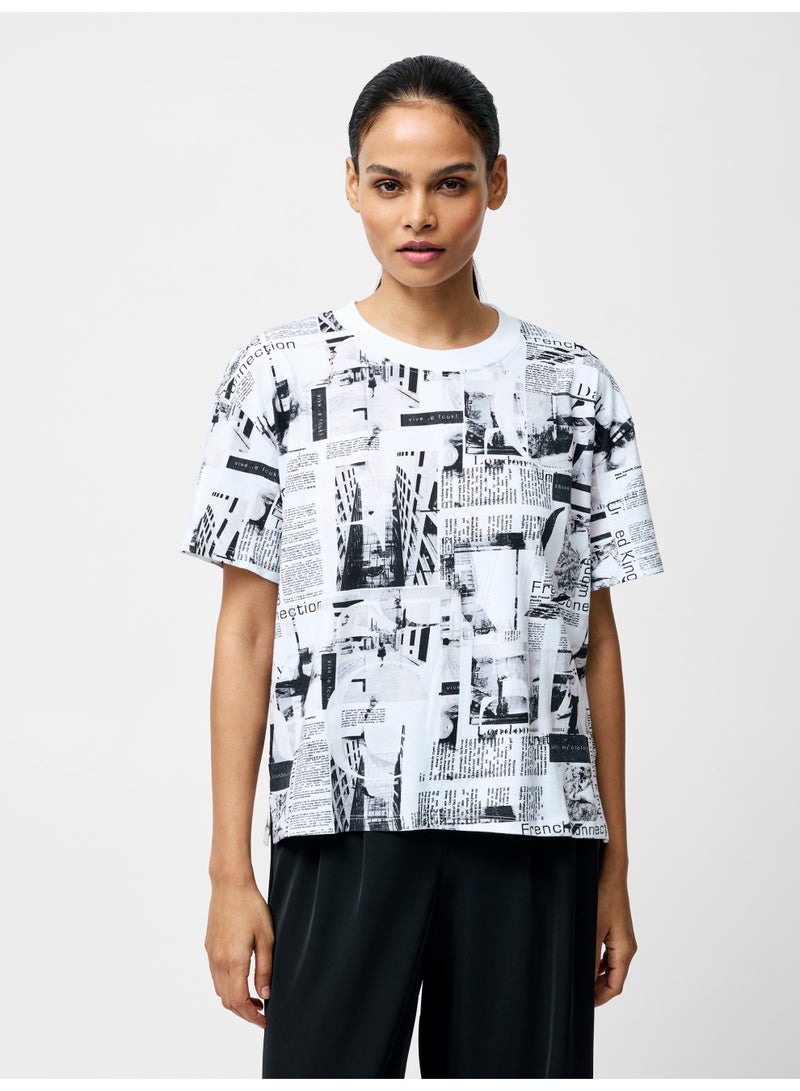 French Connection Atlantis Dori Short Sleeve T-Shirt - Image 1