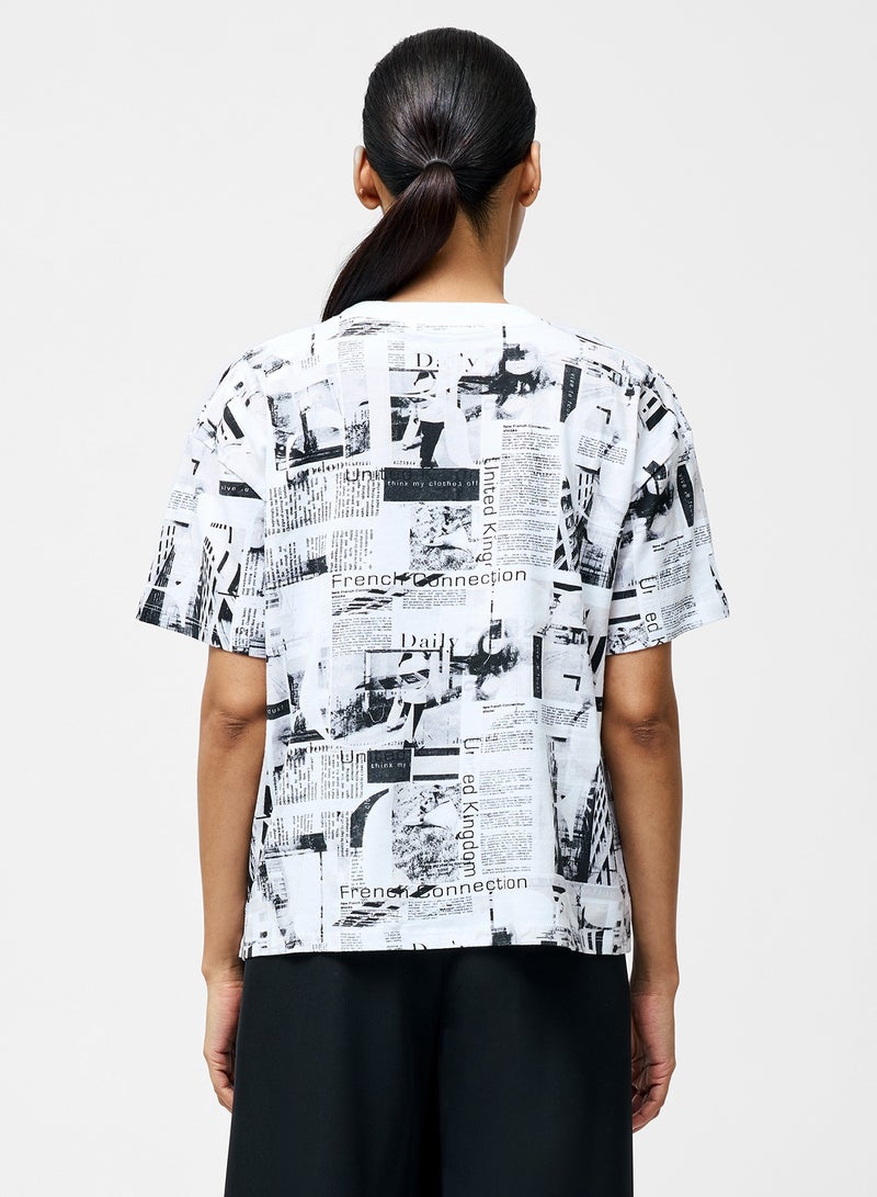 French Connection Atlantis Dori Short Sleeve T-Shirt - Image 2