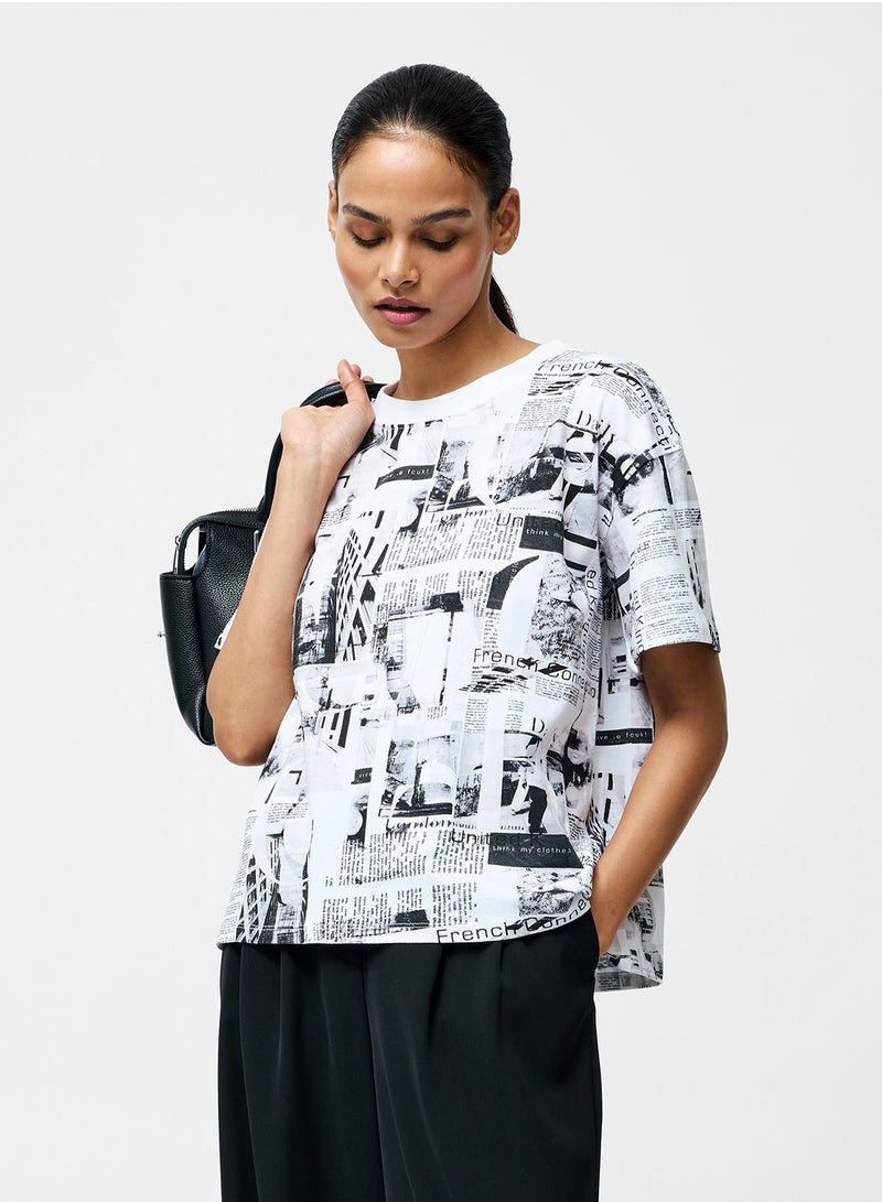 French Connection Atlantis Dori Short Sleeve T-Shirt - Image 3