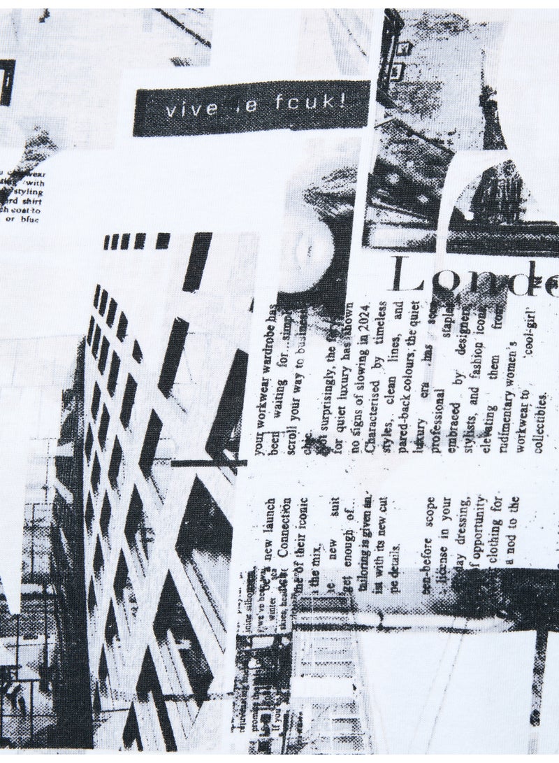 French Connection Atlantis Dori Short Sleeve T-Shirt - Image 5