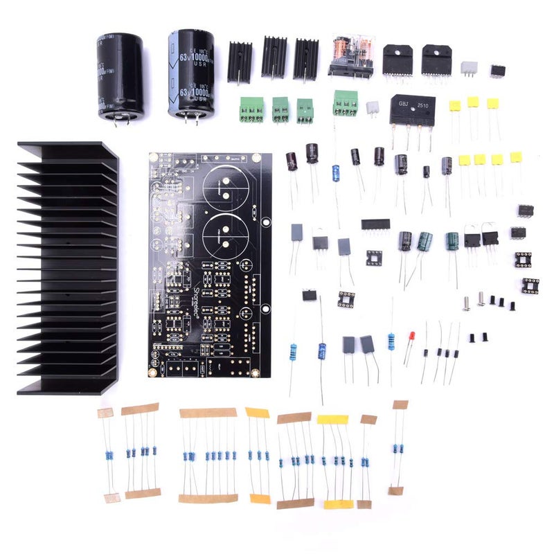 LM3886 لوحة مكبر صوت ستريو ثنائي القنوات مع OP07 مخدم DC و 5534 مكبر صوت مستقل OP AMP - Image 2