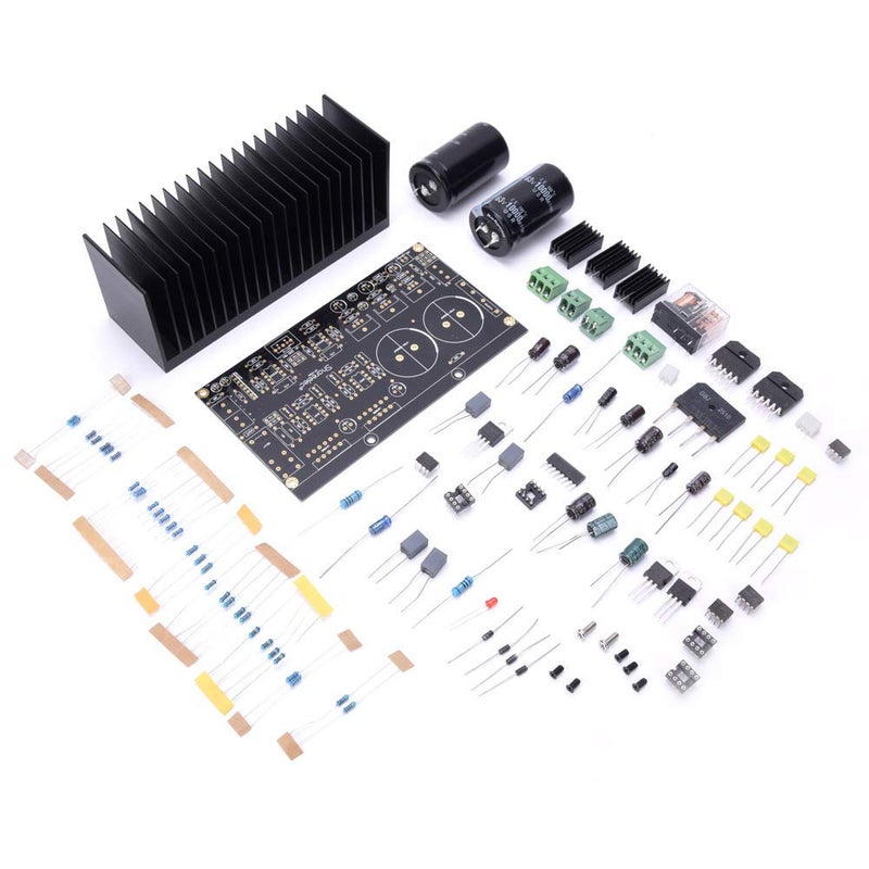 LM3886 لوحة مكبر صوت ستريو ثنائي القنوات مع OP07 مخدم DC و 5534 مكبر صوت مستقل OP AMP - Image 3