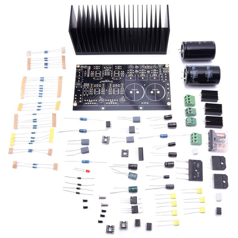 LM3886 لوحة مكبر صوت ستريو ثنائي القنوات مع OP07 مخدم DC و 5534 مكبر صوت مستقل OP AMP - Image 5