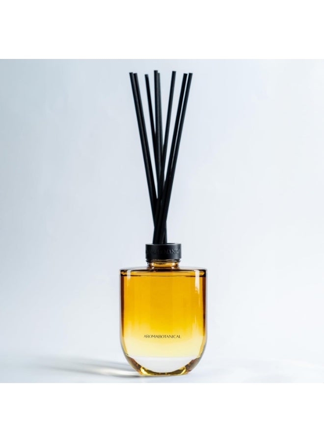 ALLURE Reed Home Diffuser Set 400ml – Vanilla & Musk | Free 8 Fabric Reed Sticks | Stress Relief & Aromatherapy | Long-Lasting, Smoke-Free Air Freshener for Home & Office - Image 2
