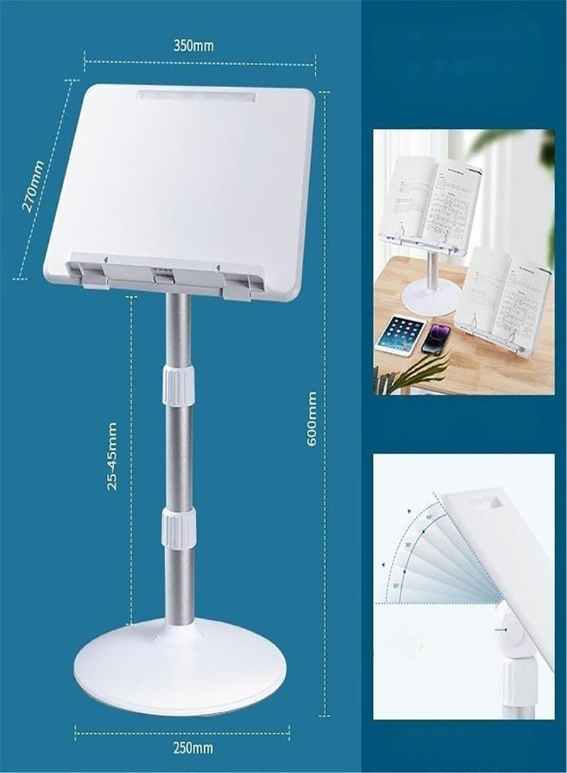 Reading Stand Adjustable Lifting Reading Stand Baby Children's Picture Book Bed Tabletop Sitting Reading Tool Hands Free Book Stand Book Holder Multi Heights Angles Bookstands - Image 3