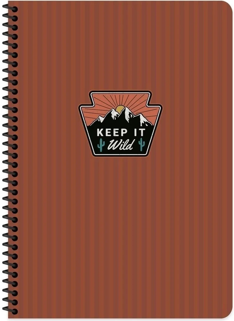 Genc Dijital Baski GENC DIGITAL PRINTING Outdoor Spiral A4 Squared 80 Sheets Notebook