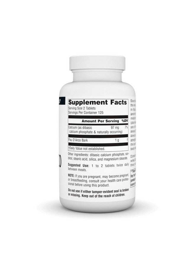 Source Naturals PAU D'Arco Dietary Supplement - 250 Tablets - Image 2