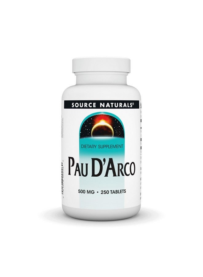 Source Naturals PAU D'Arco Dietary Supplement - 250 Tablets - Image 1
