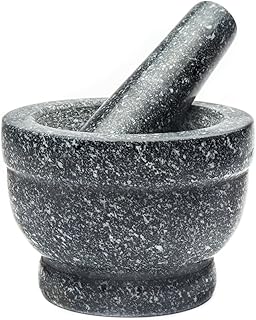 Fox Run Fox Run Granite Mortar and Pestle, 5.5 x 6 x 6 inches, Black  - Image 1