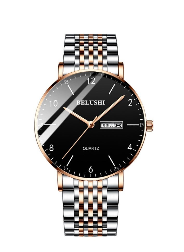 Belushi Men's Fshion Trend Luminous Quartz Watch 