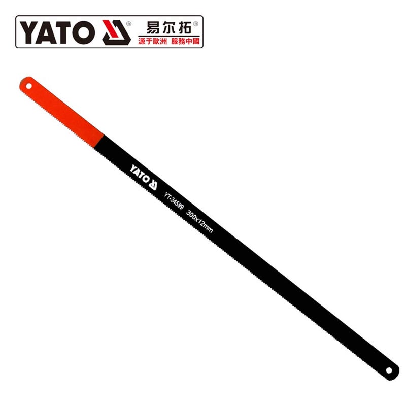 Yato Yato YT34611 32Tpi Hacksaw Frame Blade2PcsHacksaw Blade for metal CuttingHacksaw Blade HandleHacksaw Frame AdjustablePower ToolsIndustrial ToolsHome ToolsCutting ToolsTool KitSteel - Image 2