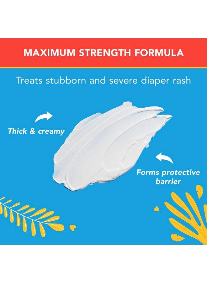 Triple Paste - 3X Max Diaper Rash Ointment, Maximum Strength With 40% Zinc Oxide Ointment For Severe Diaper Rash, 2 Oz Tube - Image 1