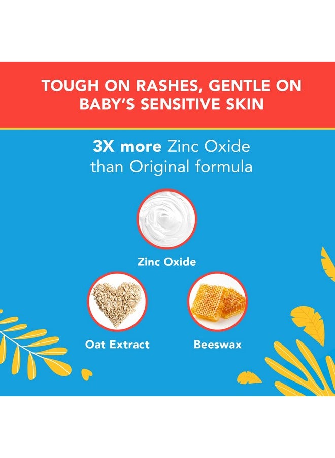 Triple Paste - 3X Max Diaper Rash Ointment, Maximum Strength With 40% Zinc Oxide Ointment For Severe Diaper Rash, 2 Oz Tube - Image 1