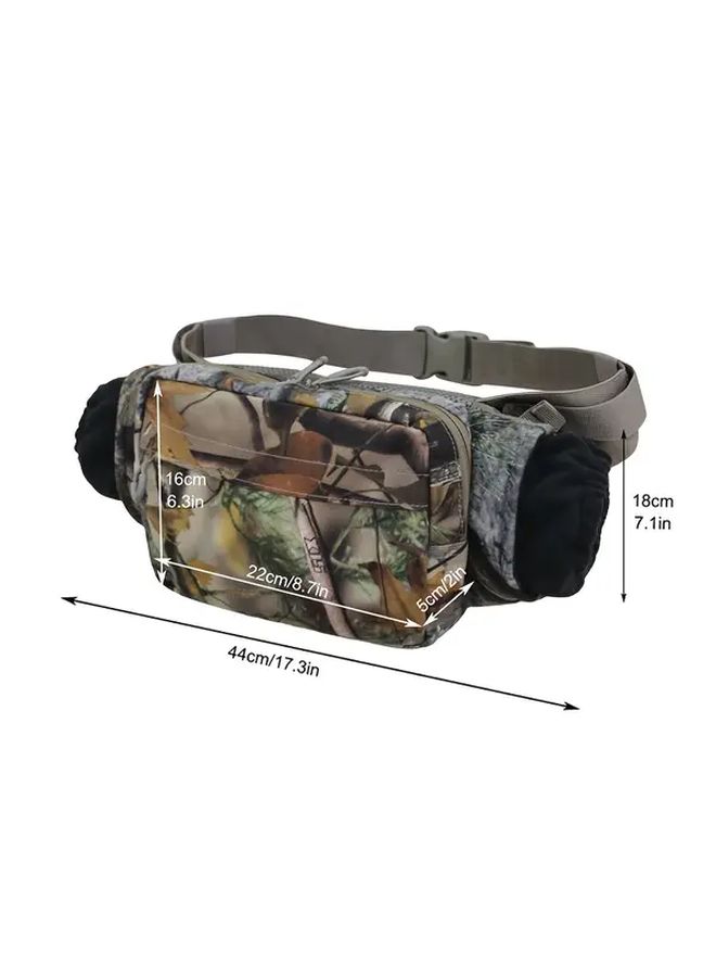Camouflage Hunting Camping Glove Waist Bag 2 In 1 Outdoor Accessory - Image 3
