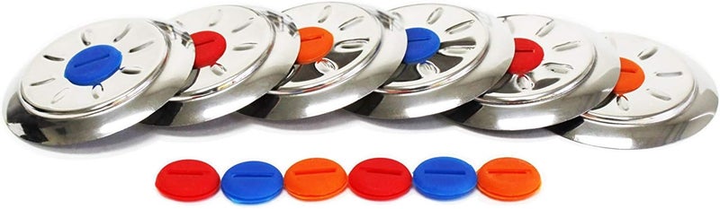 Onyx 18/8 Stainless Steel Popsicle Mold Set of 6 with Stand and Reusable Bamboo Sticks - Image 4