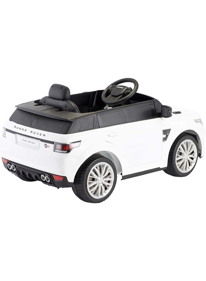 Range Rover Luxury Electric Ride-On SUV for Kids – Range Rover Inspired Design with Comfortable Seat and Premium White Finish - Image 2