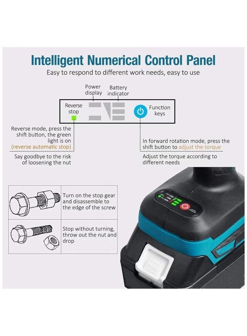 Denx Multifunctional Electric Drill DX2568 – Powerful Cordless Drill with Adjustable Speed, Durable Build, and Versatile Accessories for Home, DIY, and Professional Projects - Image 5
