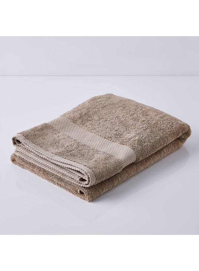 Home Box Essential Carded Bath Towel Beige 90x150cm  - Image 4
