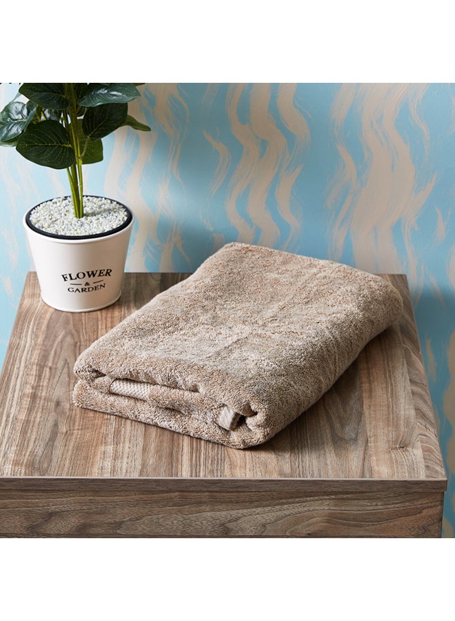 Home Box Essential Carded Bath Towel Beige 90x150cm  - Image 1