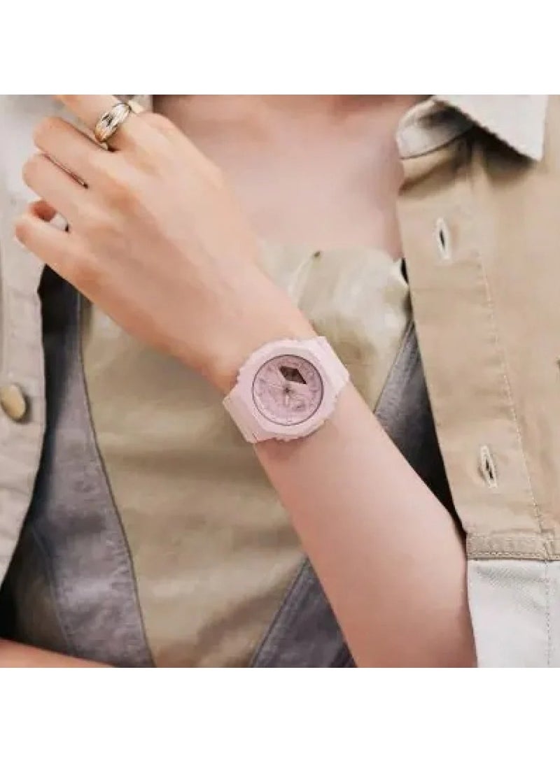 Casio Women Watch G-Shock Analog Digital Resin Band GMA-S2100BA-4ADR - Image 2