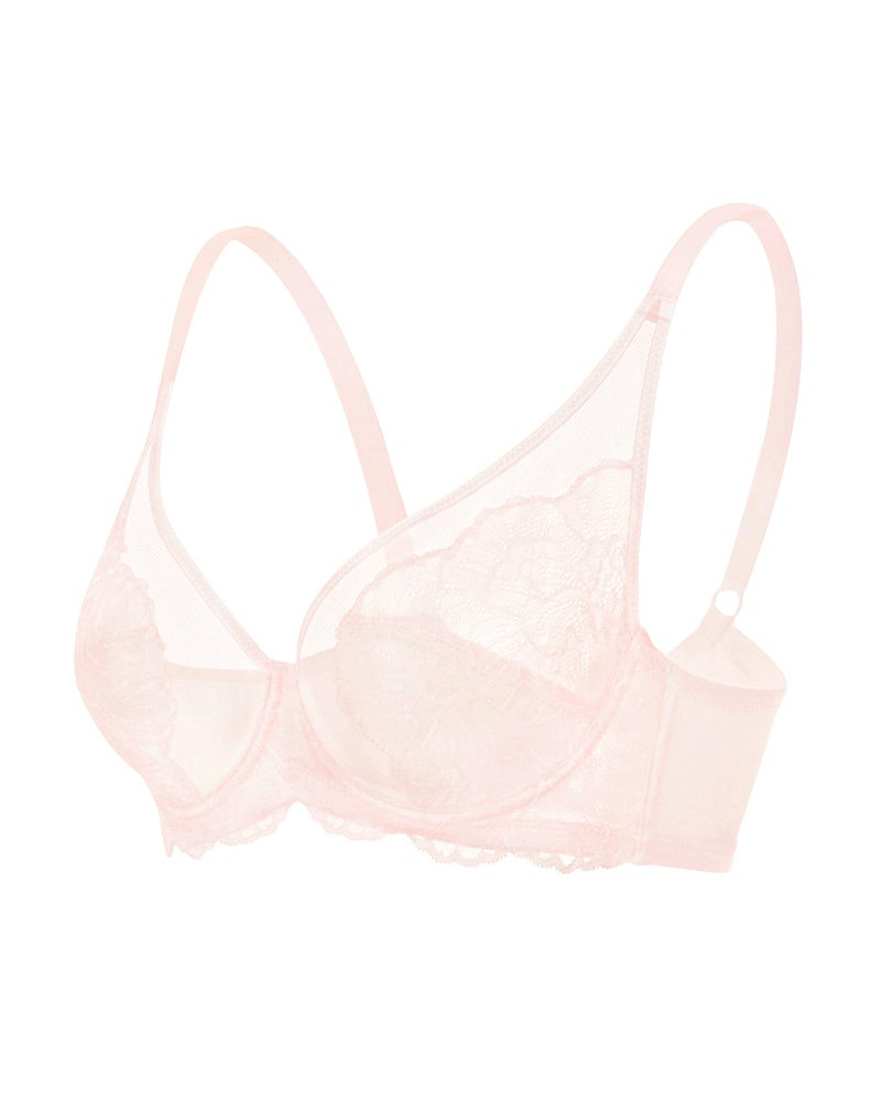 HSIA Minimizer Bras for Women, Full Coverage Lace Bra for Heavy Breasts Unlined Bras with Underwire - Image 5