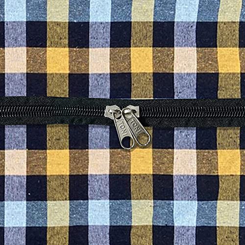 Wings Star Cotton Mattress Cover | Protector with Zipper Chain for Queen Size Bed - 78X60x6 | Waterproof Bed Protector | Mattress Protector Cover | Fitted Style Mattress Protector | Bed Cover, M04 - Image 5