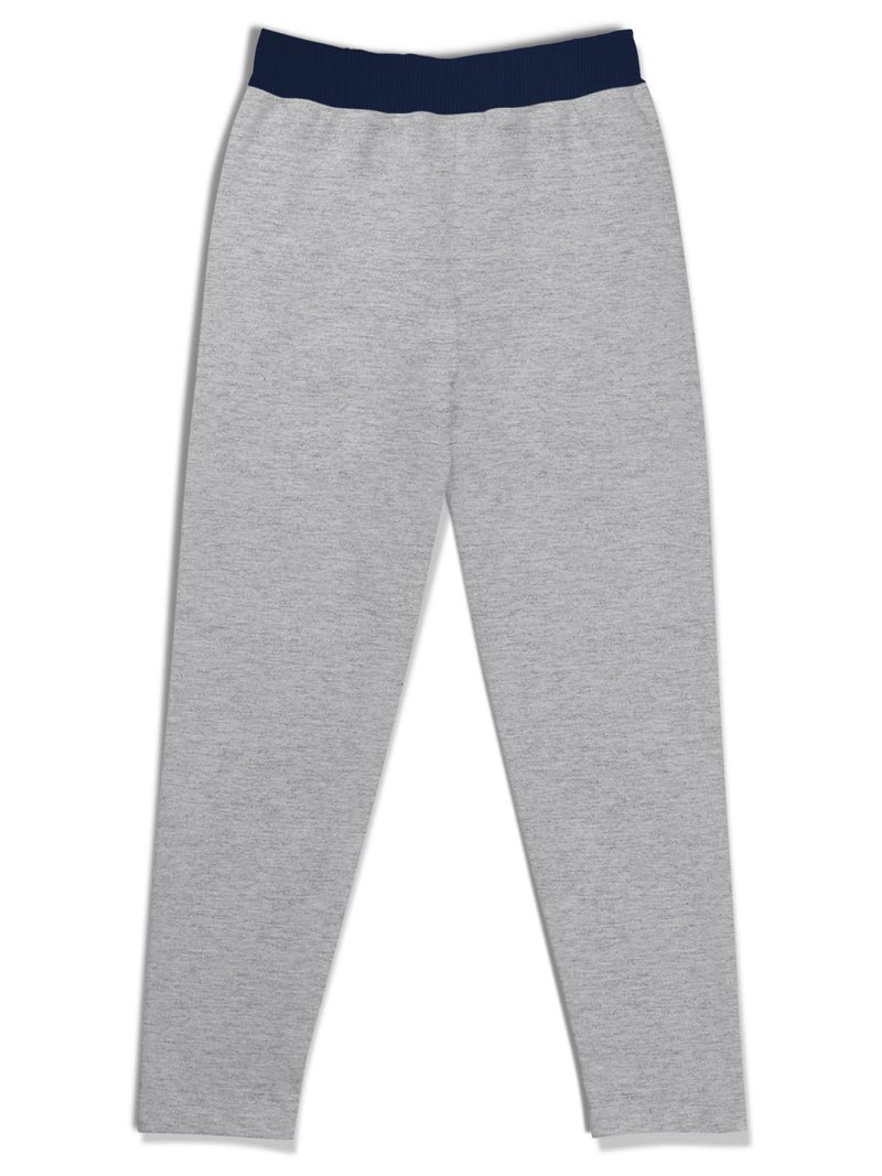 HELLCAT Boys Regular Fit Mid Rise Blended Cotton Stylish Track Pants - Pack of 3-Grey/Black_24(3-4Years) - Image 3