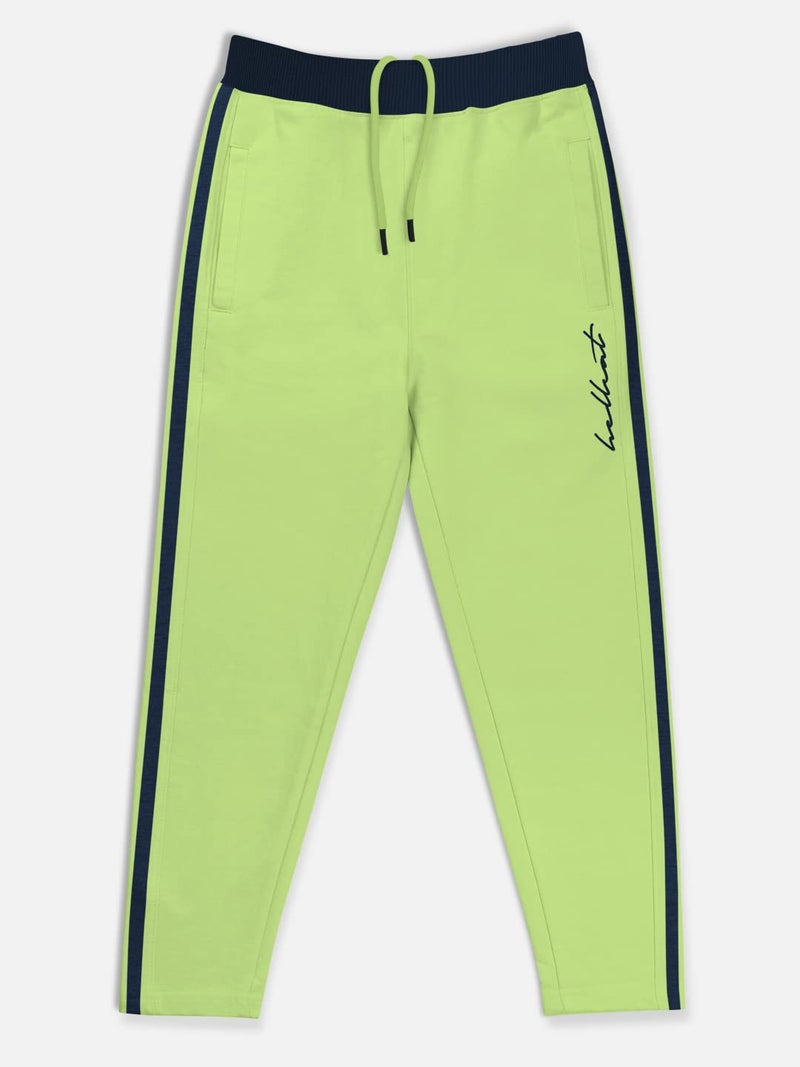 HELLCAT Boys Regular Fit Mid Rise Blended Cotton Stylish Track Pants - Pack of 3-Grey/Black_24(3-4Years) - Image 2