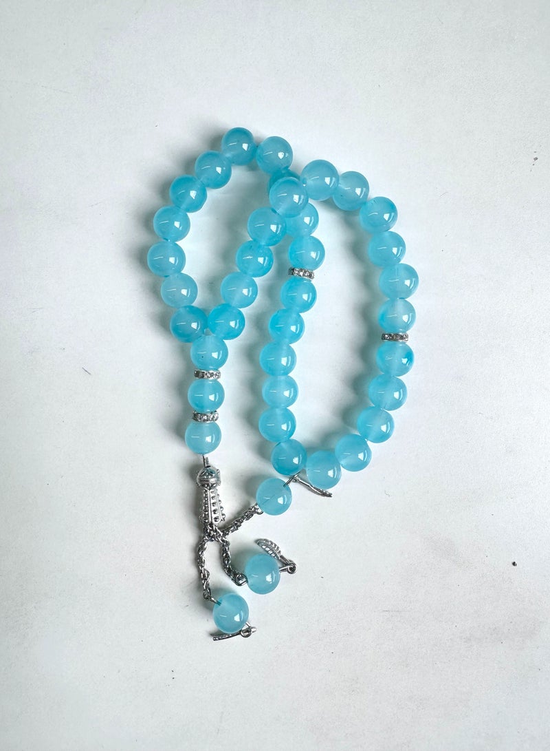 general 3pcs/33 Glass Prayer Beeds /Tasbih/10mm - Image 2
