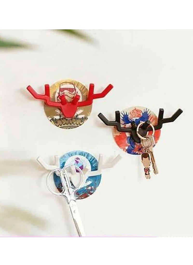 Self Adhesive Deer Elk Head Shape Towel Hanger  - Image 4