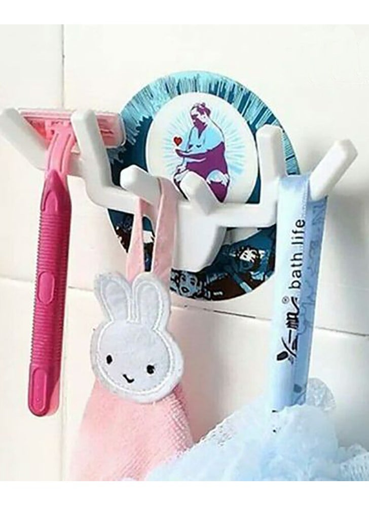 Self Adhesive Deer Elk Head Shape Towel Hanger  - Image 3