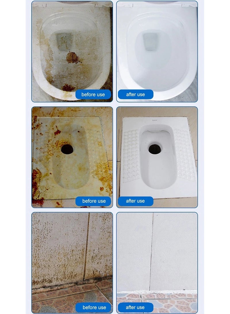 AROAQ 90 Pieces Toilet Cleaner Sheet Toilet Cleaning Deodorant Yellow Dirt Cleaning Products - Image 2