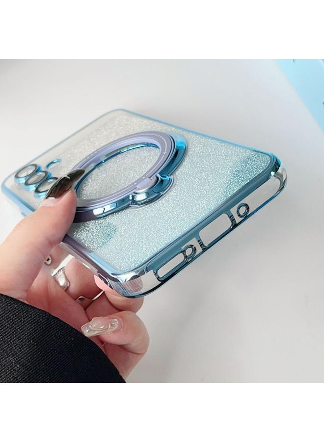 S-TOP Case For Samsung Galaxy A23 4G/5G Rotation MagSafe Holder Gradient Glitter TPU Phone Case - Image 5