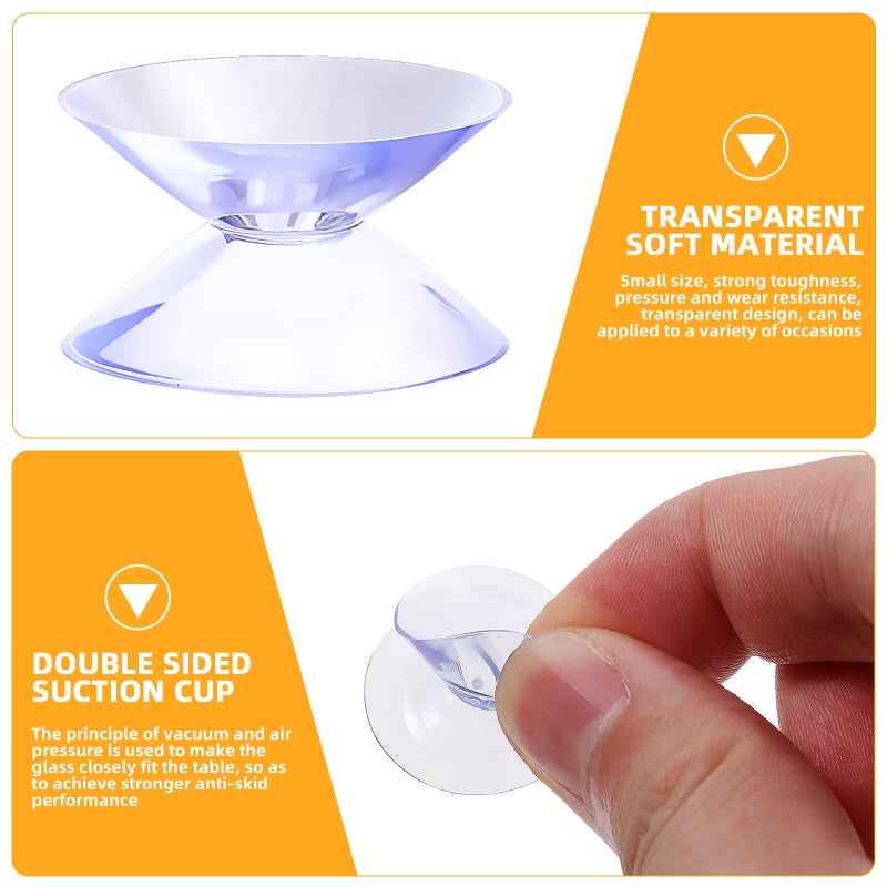 12pcs Double Sided Suction Cups Glass Table Tops Clear Spacer Glass Anti-slip Pads Mini Suction Cups - Image 3