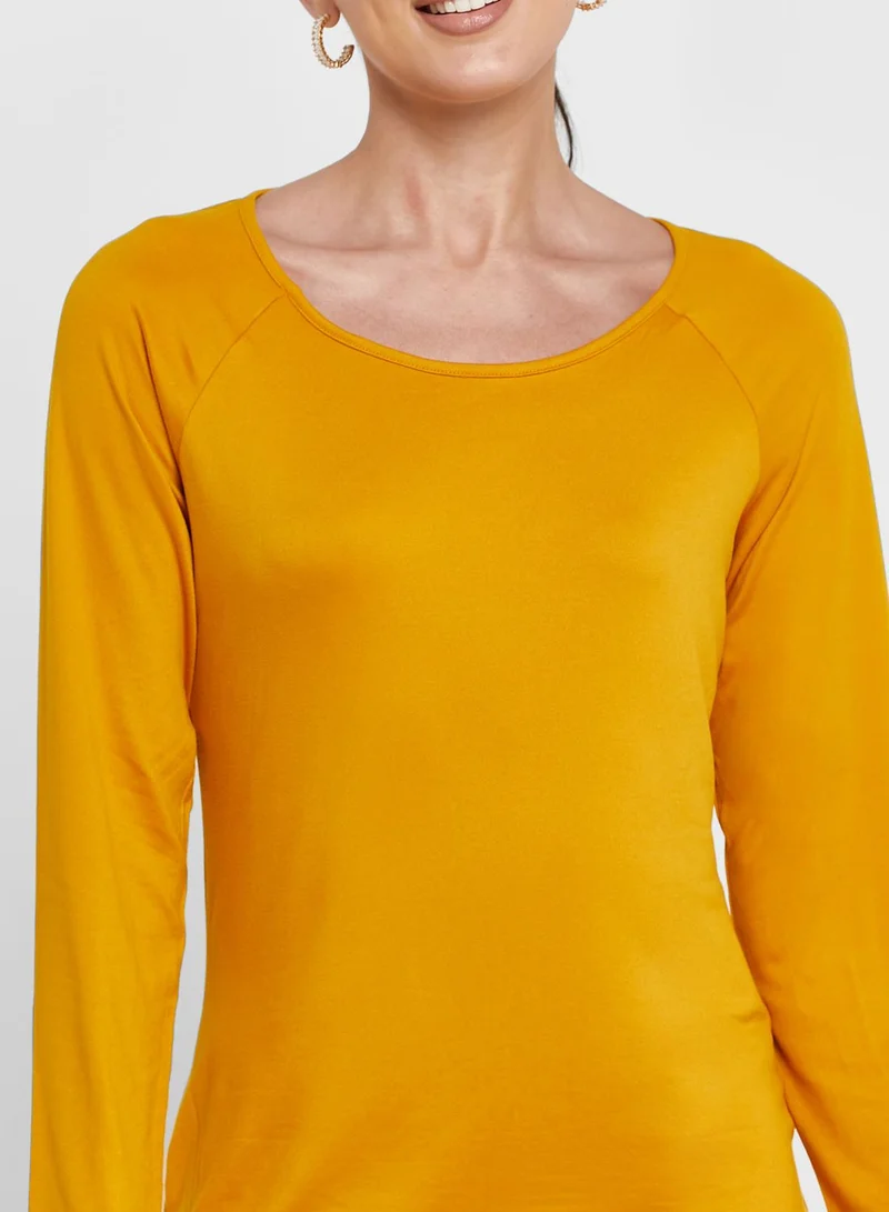 VERO MODA Mustard Bodycon Dress