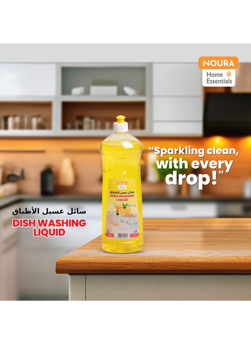 NOURA PACK - Dishwash Lemon 1 Ltr - Image 1