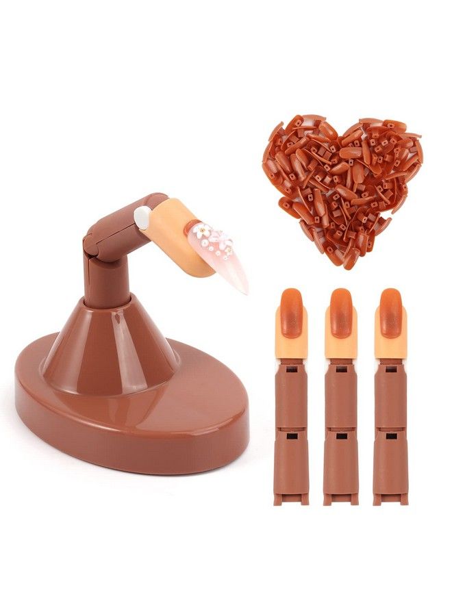 Deciniee Nail Practice Fingers For Acrylic Nails 3 Nails For Practice Hand For Acrylic Nails Training Fingers For Nail Art Beginners Plastic Fake Fingers With Nails For Hand Nail Art Training - Image 1