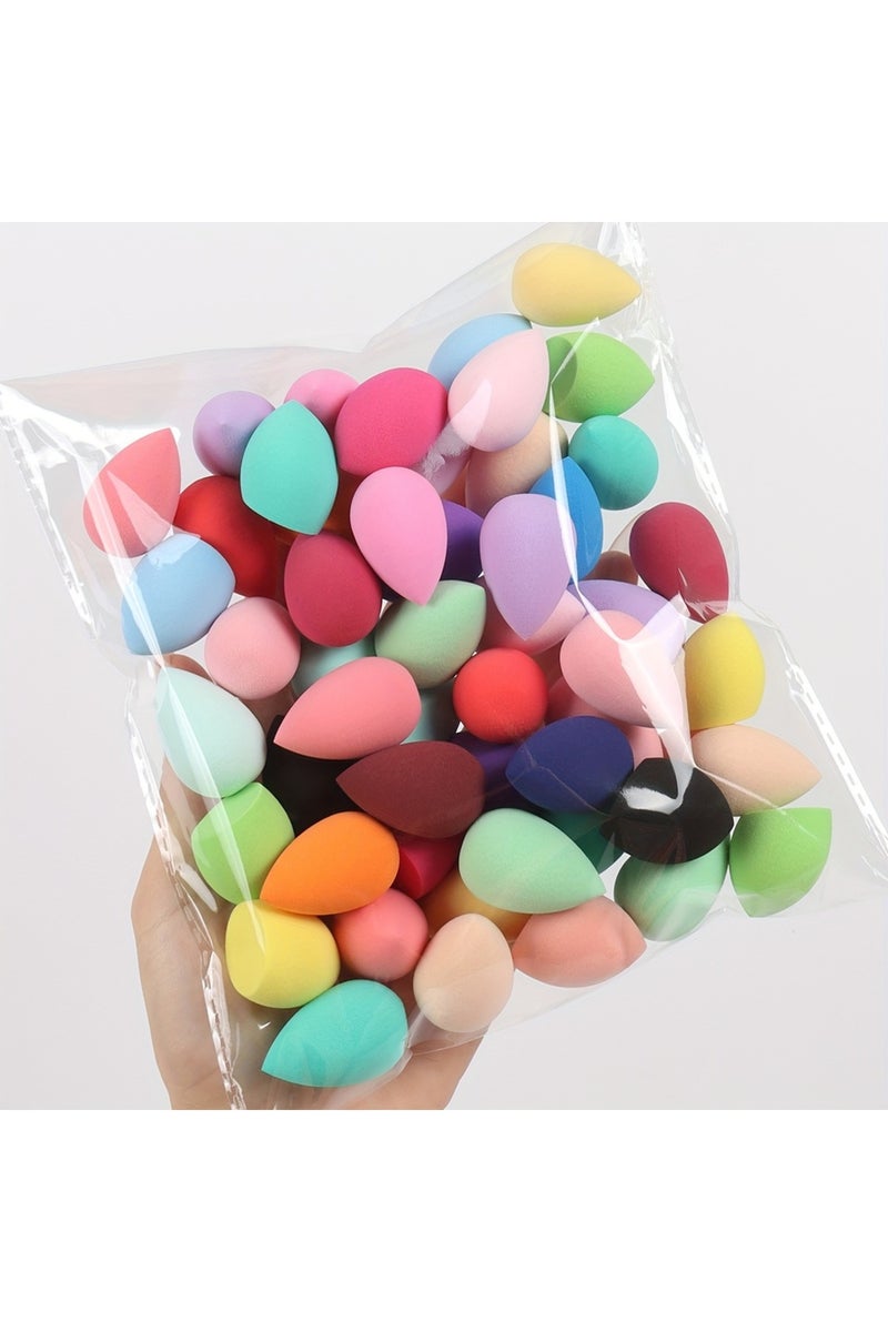 erorex 100pcs-xfp-mix 10/20/50/100 pieces of mini beauty sponges, various shapes and colors of makeup spong