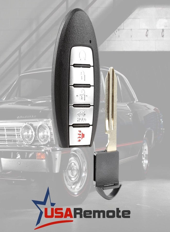 USARemote Key Fob fits 2013 2014 2015 Nissan Altima Pathfinder Infiniti QX60 JX35 Smart Keyless Entry Remote(KR5S180144014) 5 Button - Image 2