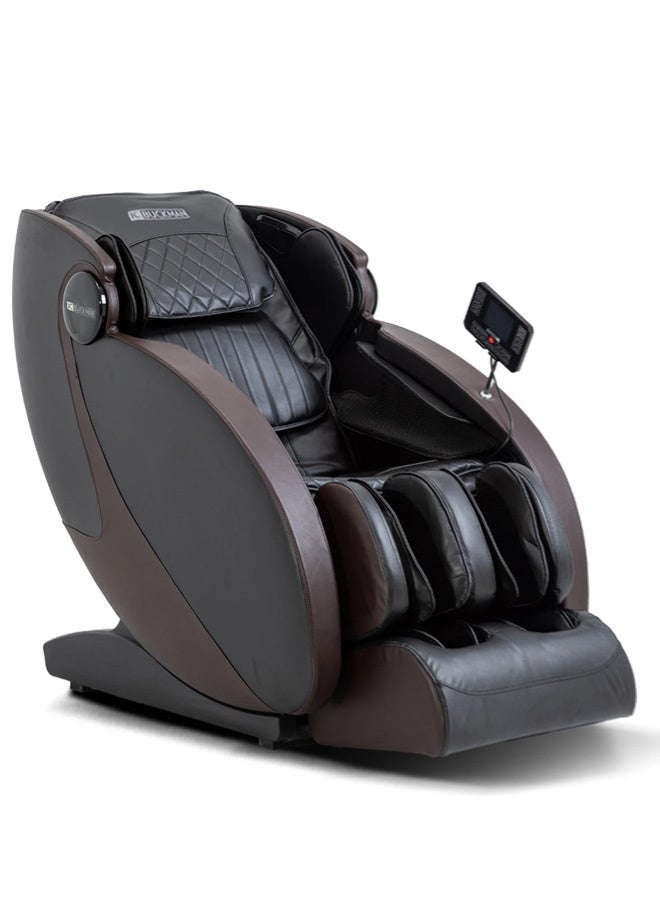 JC BUCKMAN IndulgeUs Full Body Massage Chair with 6 Auto Programs – Electric Relaxation Recliner, Deep Tissue Body Massage System, Zero Gravity Comfort Chair, Heat Therapy Function, S-Track Back Support, Air Compression Massage, Foot Roller Therapy, Home Wellness Chair for Stress Relief & Muscle Relaxation - Image 1