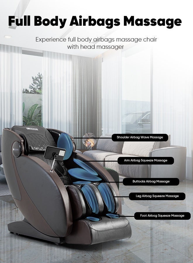 JC BUCKMAN 2D Full Body Massage Chair | Includes FREE Massage Gun | Zero Gravity Recliner, SL-Track, 28 Massage Rollers, 12 Auto Programs, Waist Heating, Bluetooth Speakers, 2-Year Warranty - Image 3
